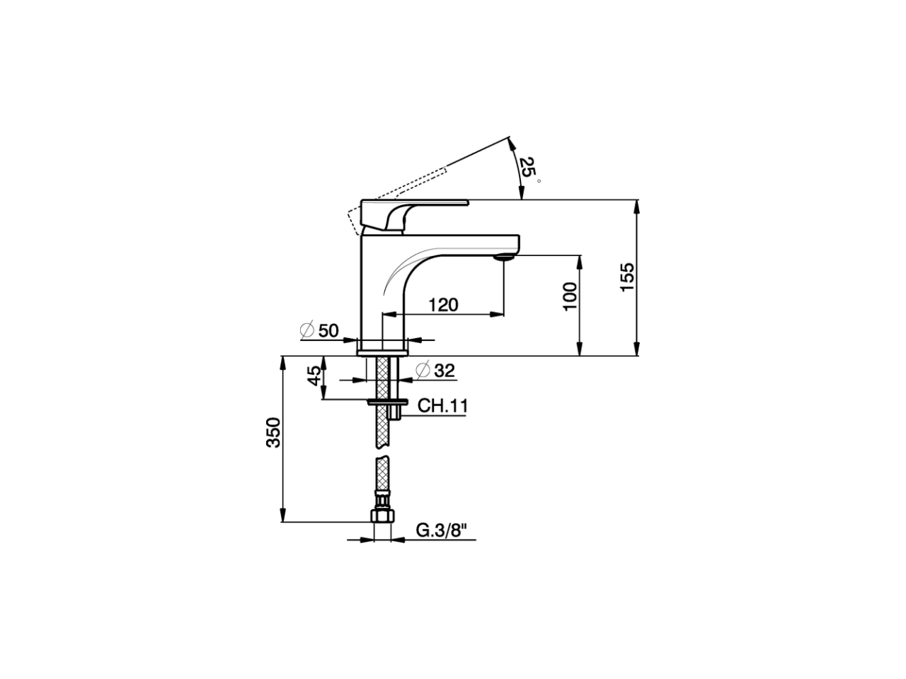 Lavabo monomando large EnergySave ALMA_A3000505 - v1