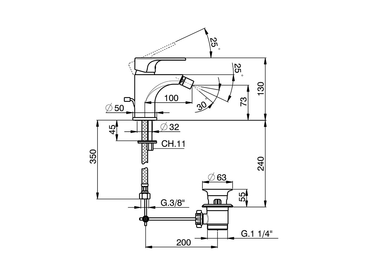 Bidé monomando EnergySave ALMA_A3000555 - v1