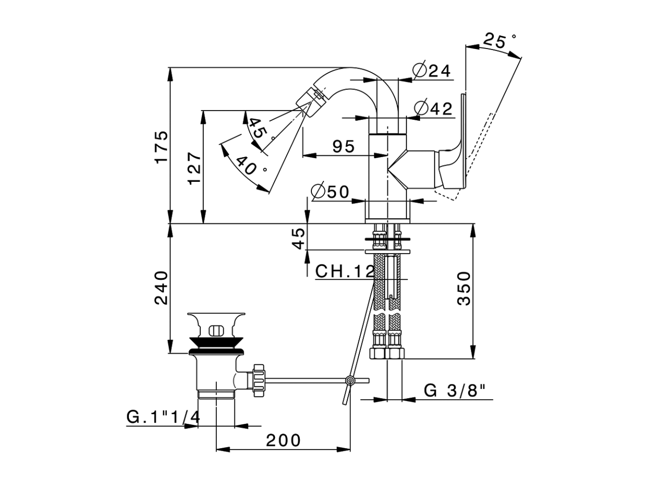 Bidé monomando EnergySave ALMA_A3002555 - v1