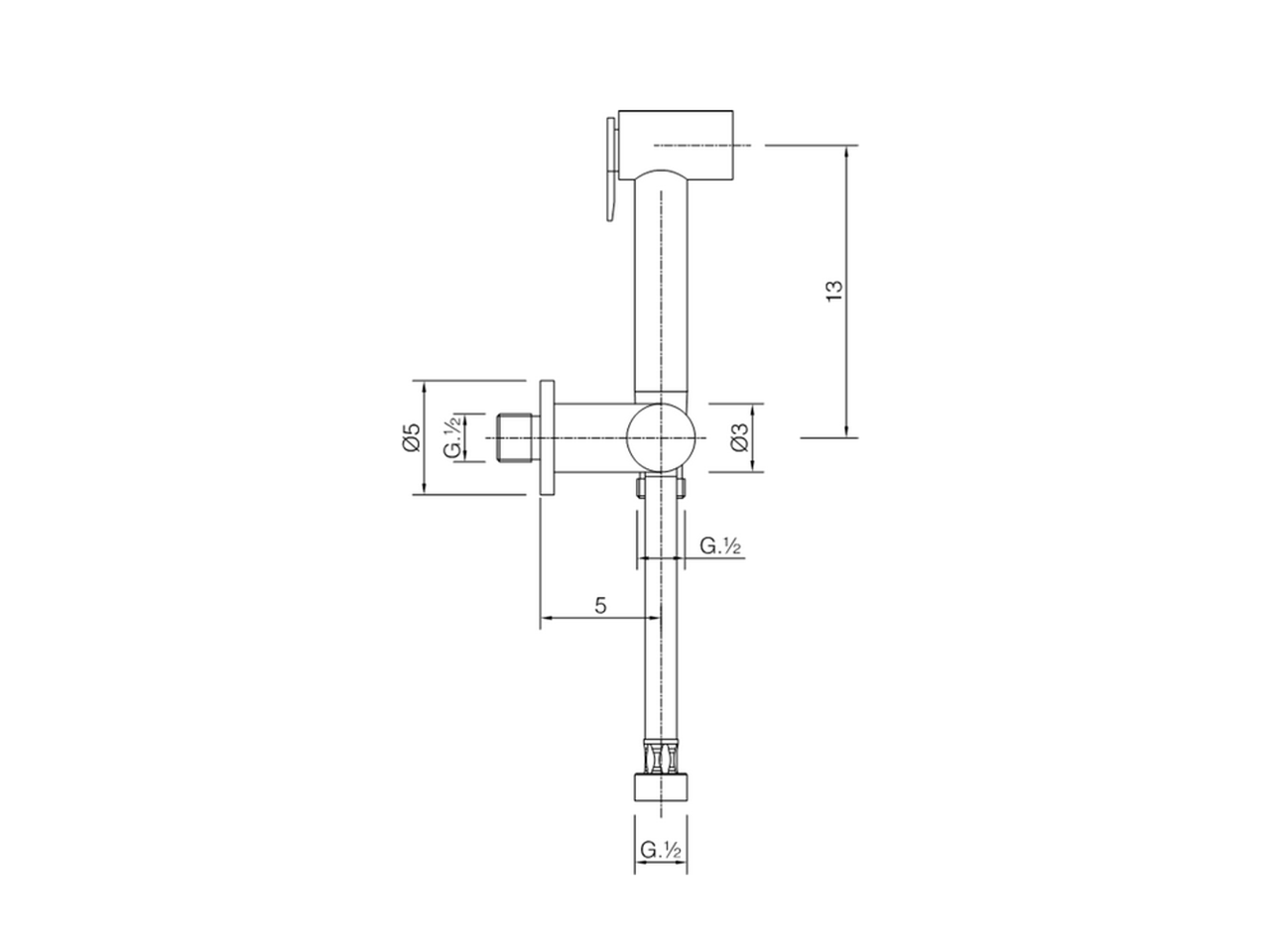 Kit ducha limpieza WC DUCHAS HIGIÉNICAS_A3007900 - v1