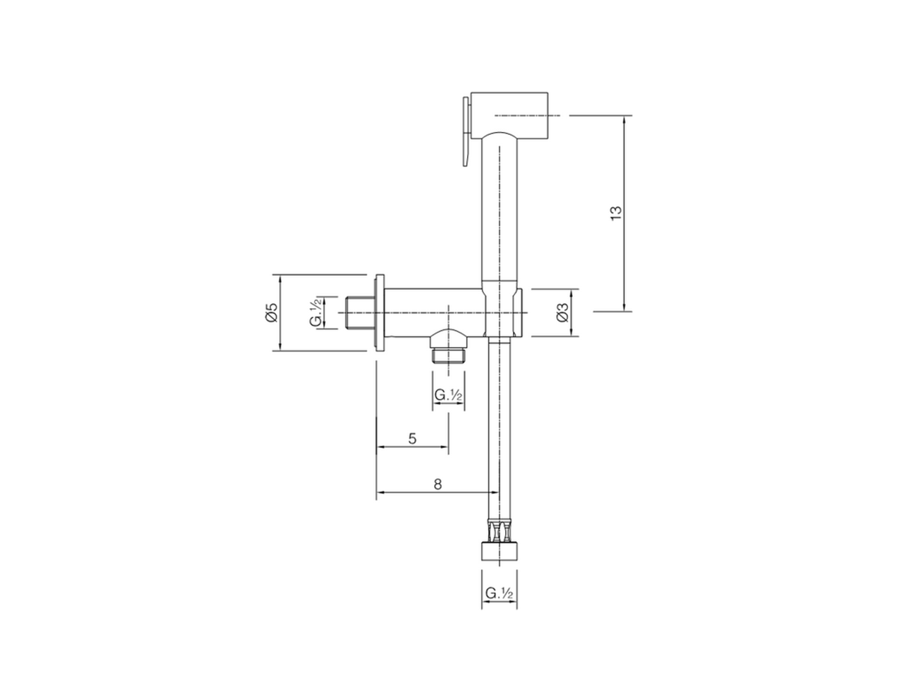 Kit ducha limpieza WC DUCHAS HIGIÉNICAS_A3007910 - v1