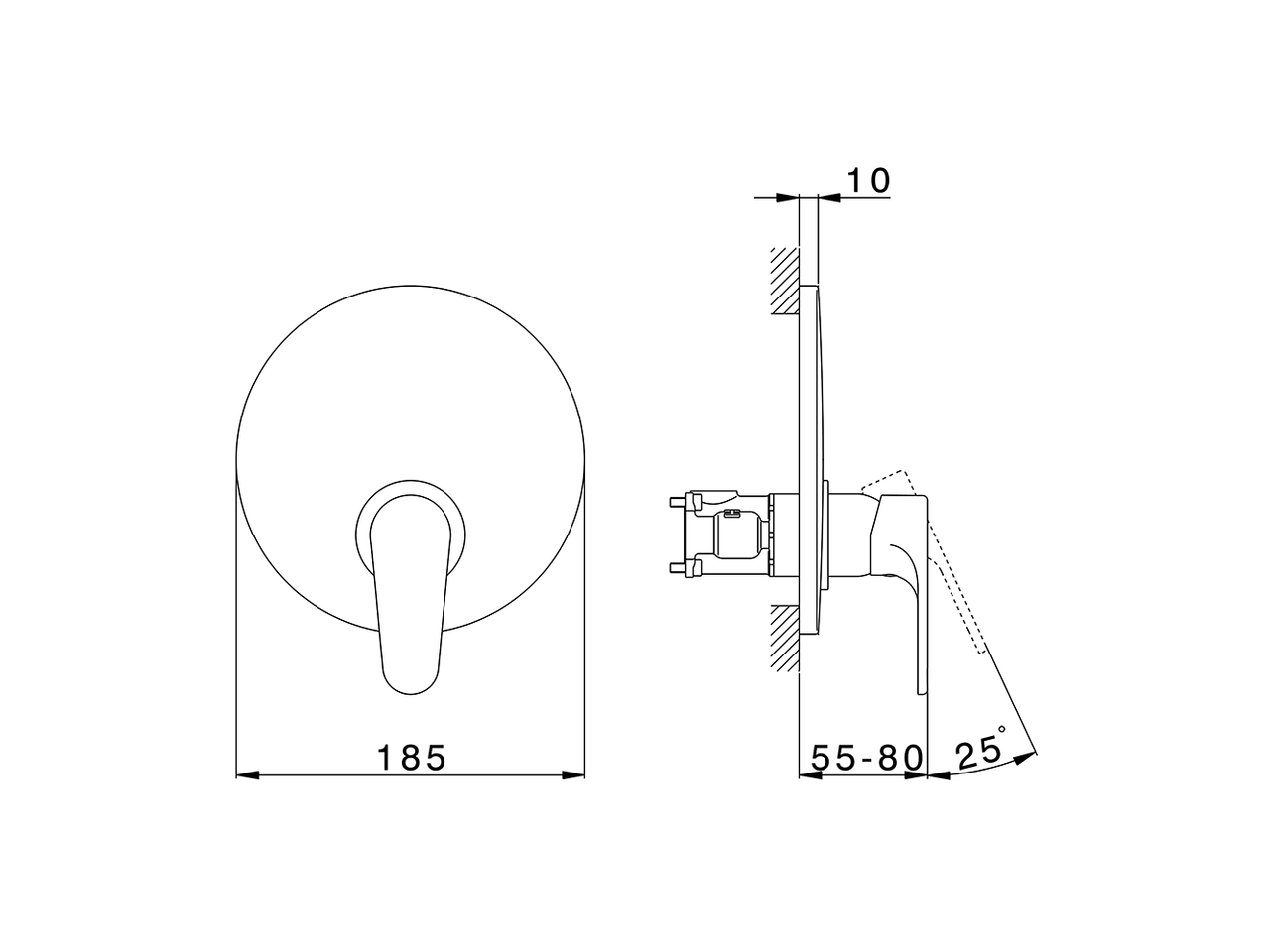 Conjunto Monomando para One-Box ALMA_A30BM010 - v1