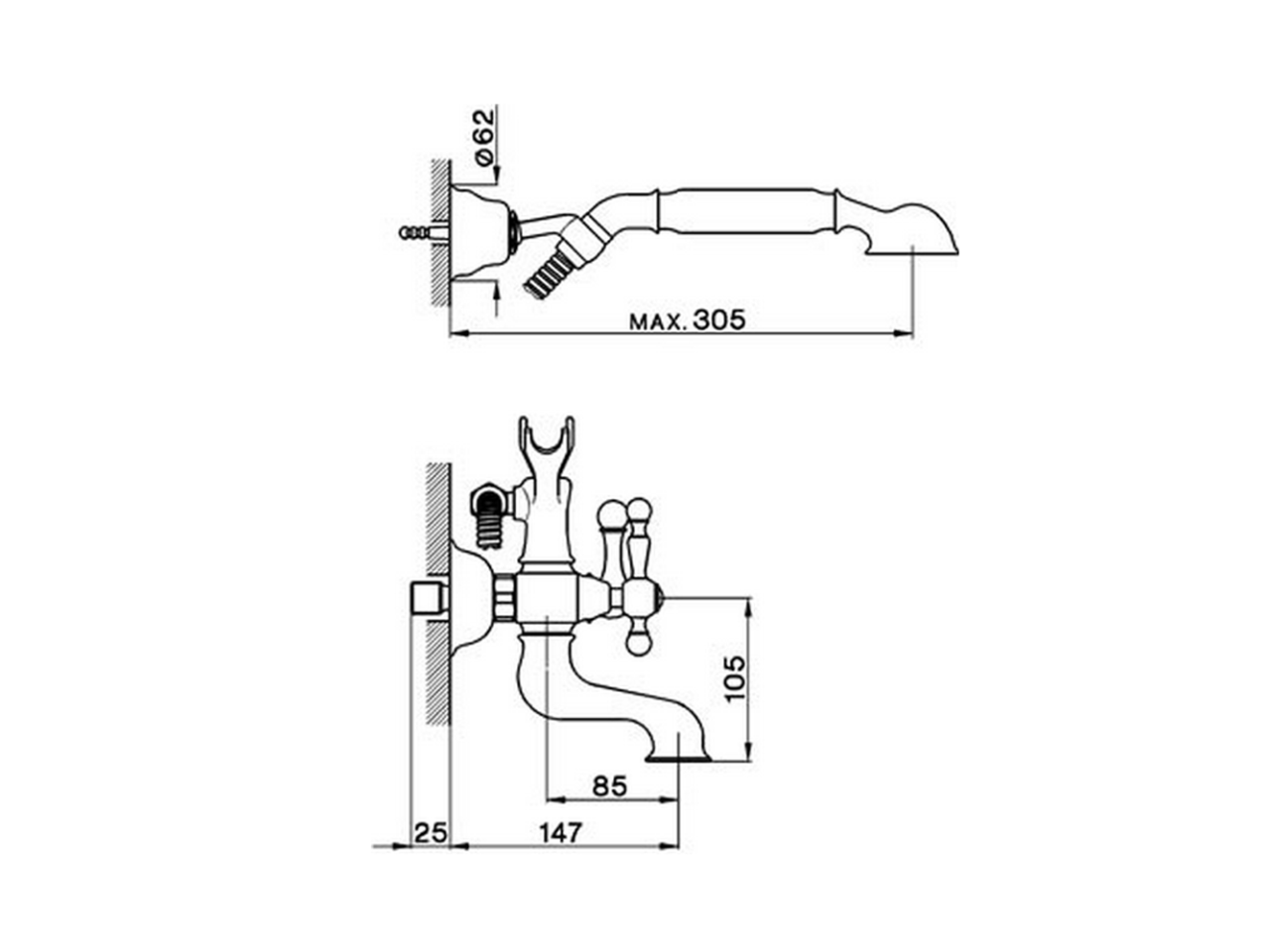 Bañera con duplex ARCANA AMERICA_AA000120 - v1