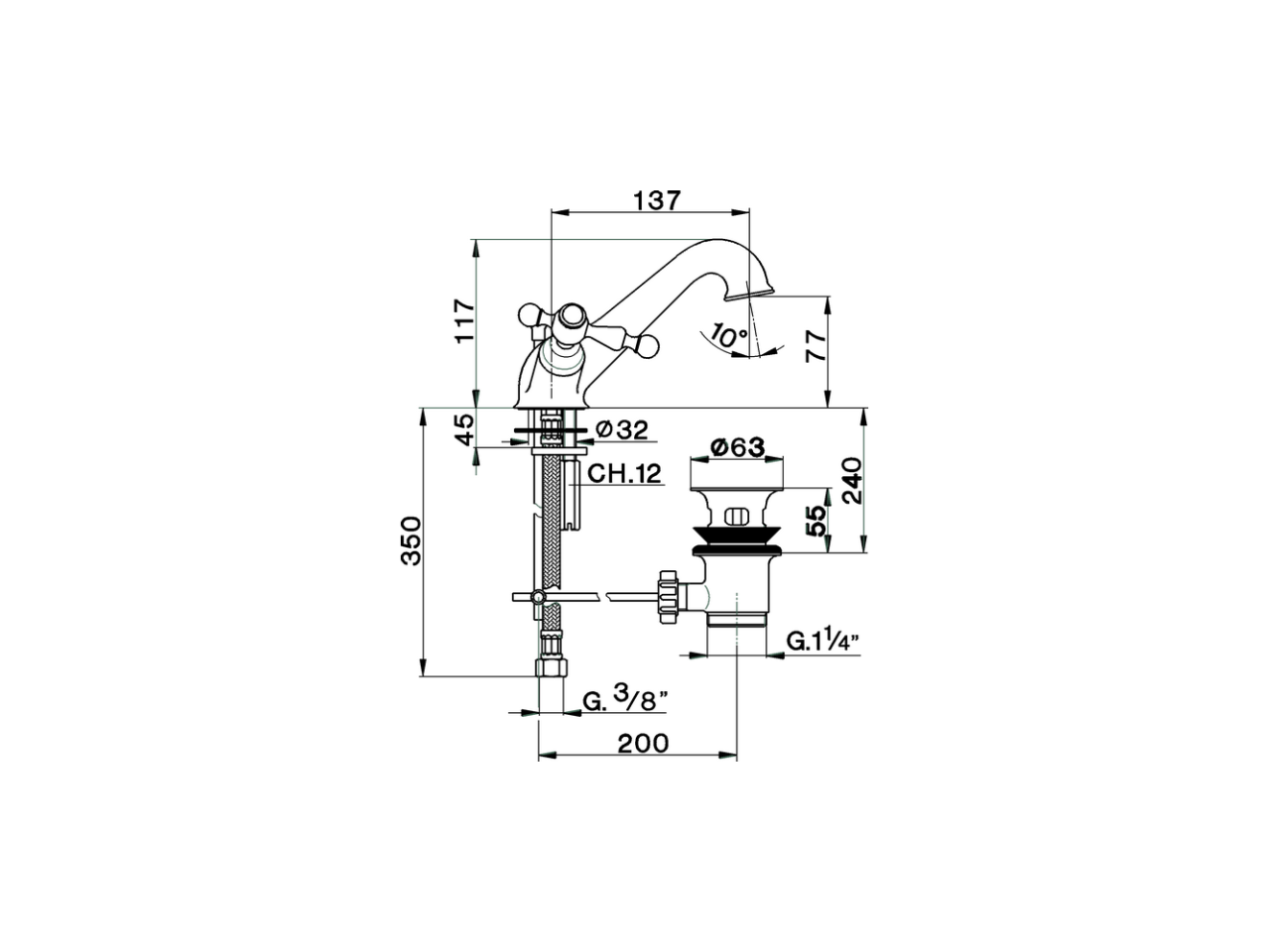Lavabo ARCANA AMERICA_AA000510 - v1
