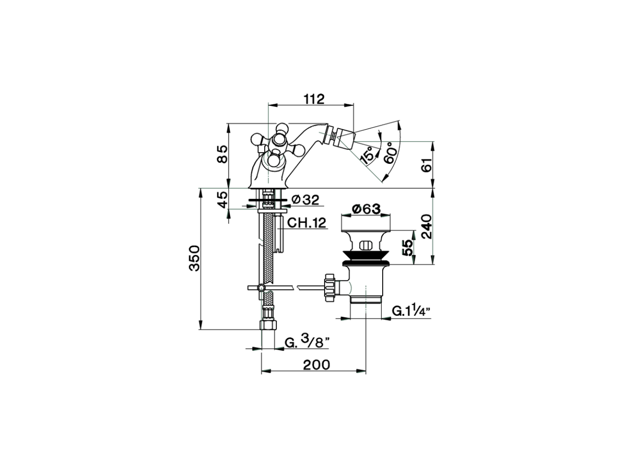 Bidé ARCANA CERAMIC_AC000550 - v1