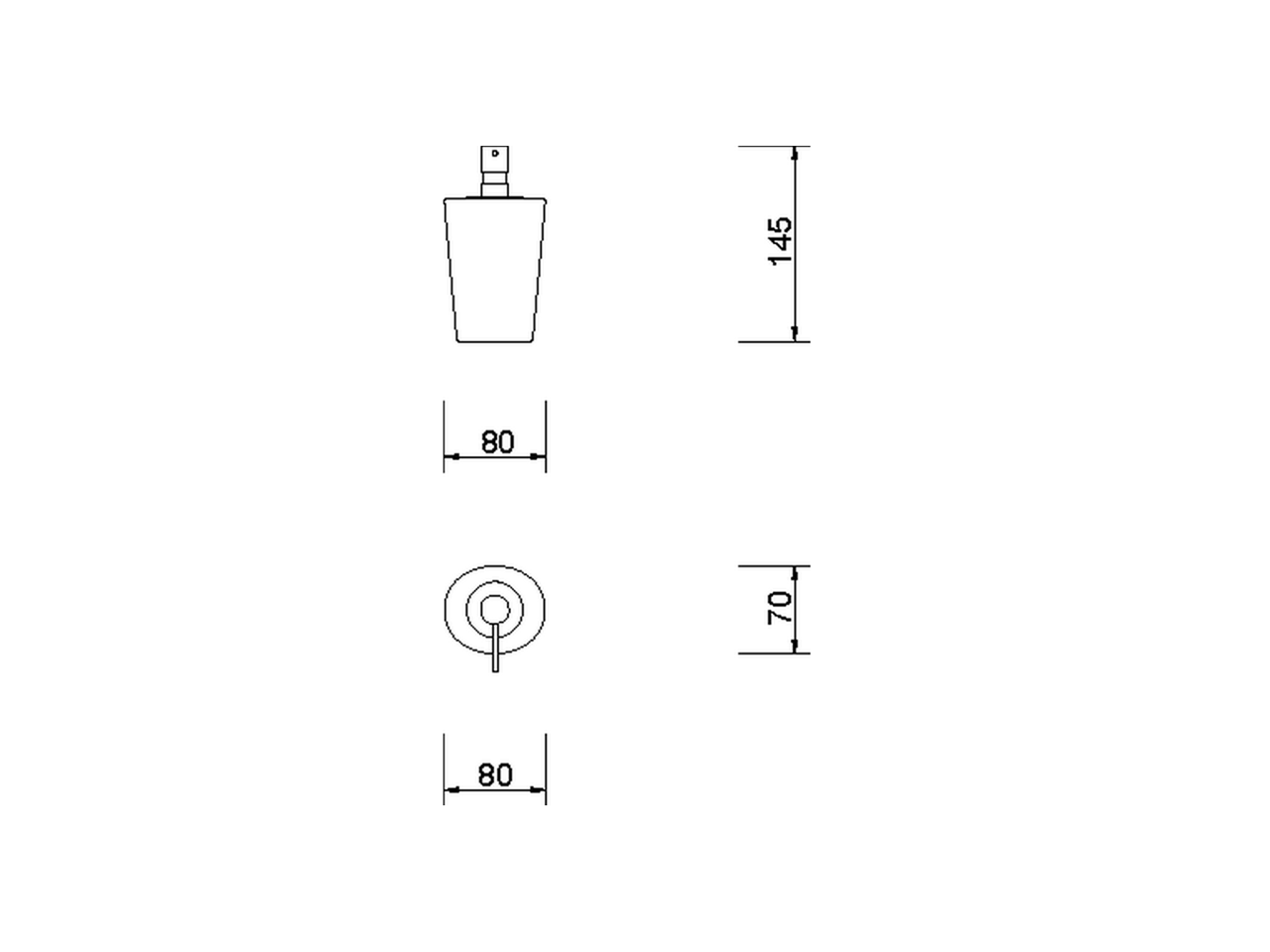 Dispensador Jabón para cocina ACCESORIOS BAÑO_AE090610 - v1