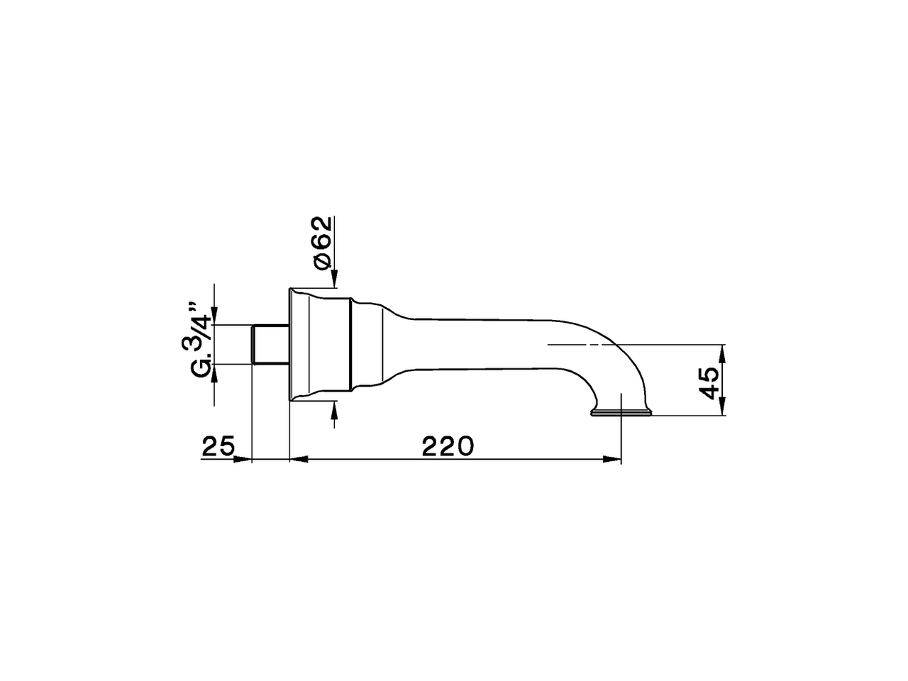 Caño de erogación ARCANA COMPLEMENTOS _AR000242 - v1