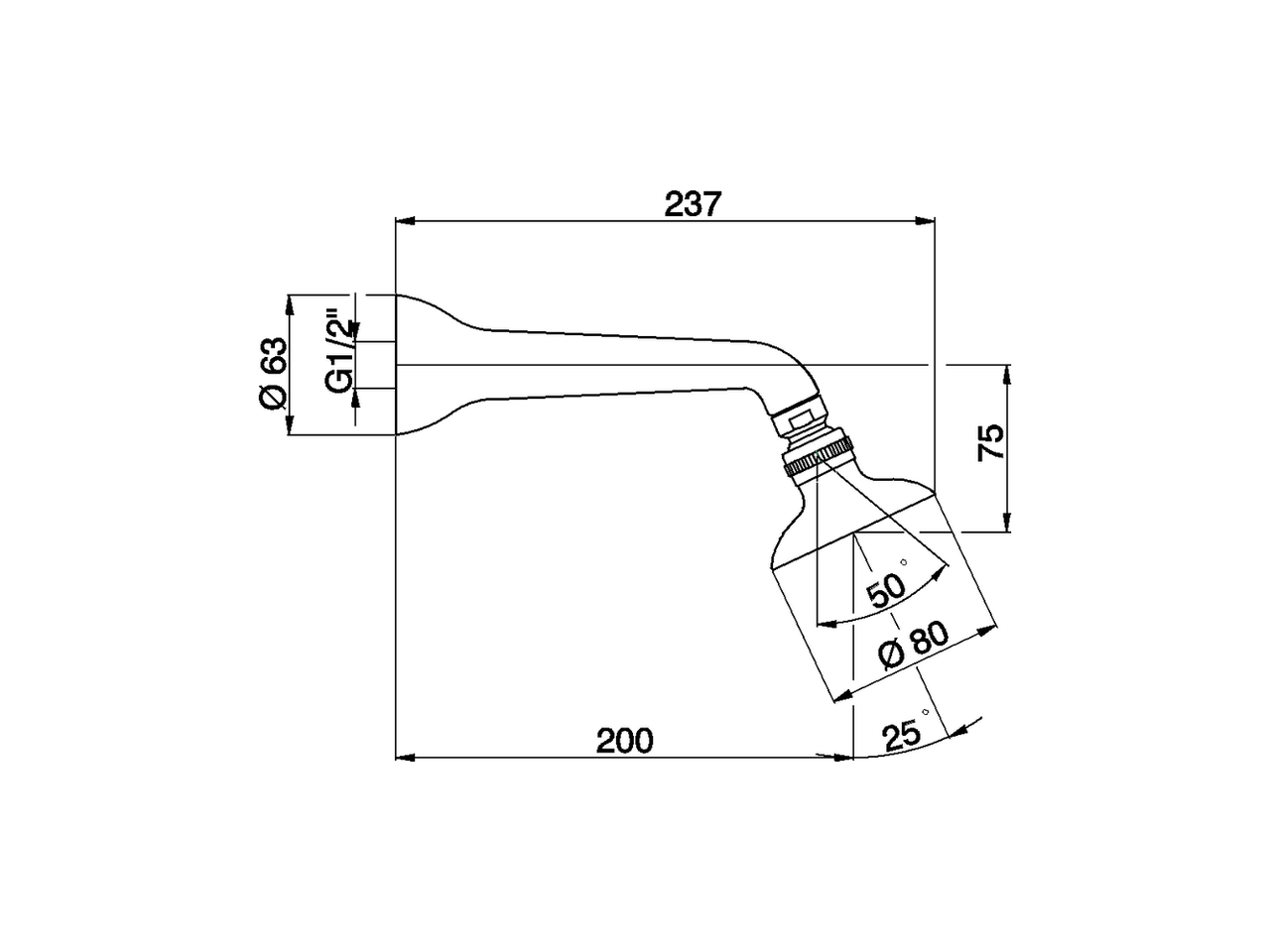 Brazo ducha ARCANA COMPLEMENTOS _AR001540 - v1