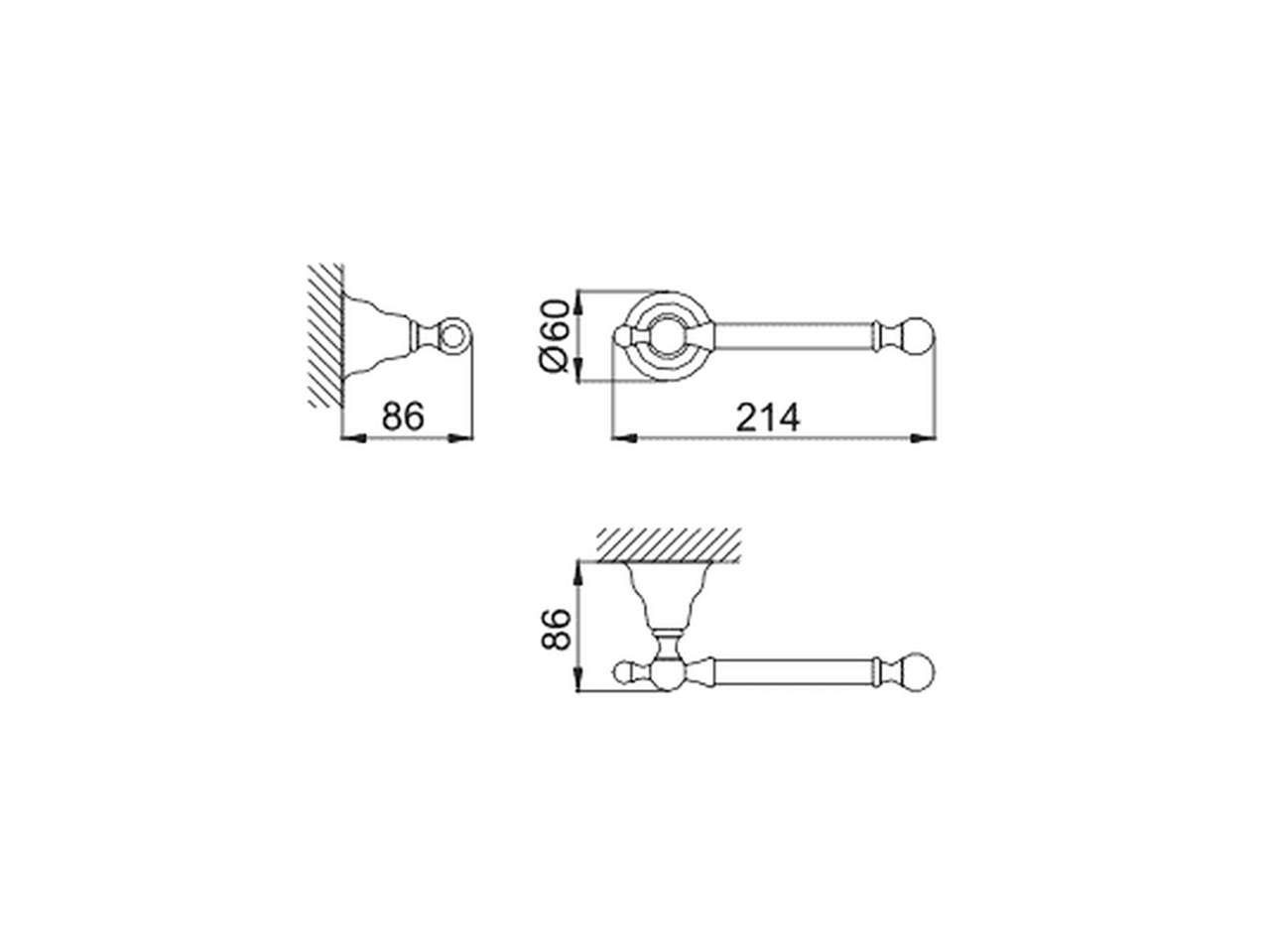 Porta rollo ARCANA COMPLEMENTOS _AR090400 - v1