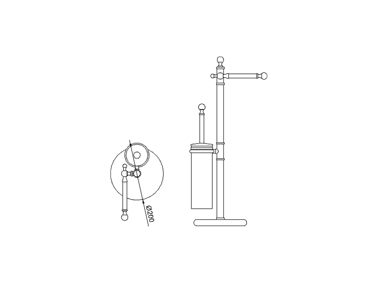 Toallero de pie ARCANA COMPLEMENTOS _AR090950 - v1