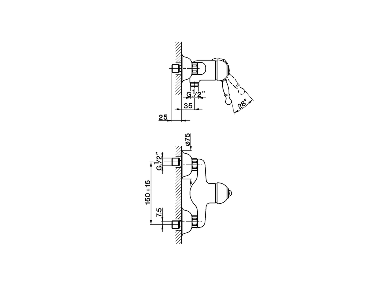 Ducha monomando ARCANA ROYAL_AY000441 - v1