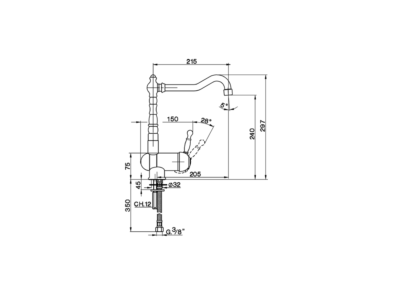 Fregadero monomando abatible KITCHEN_AY001530 - v1