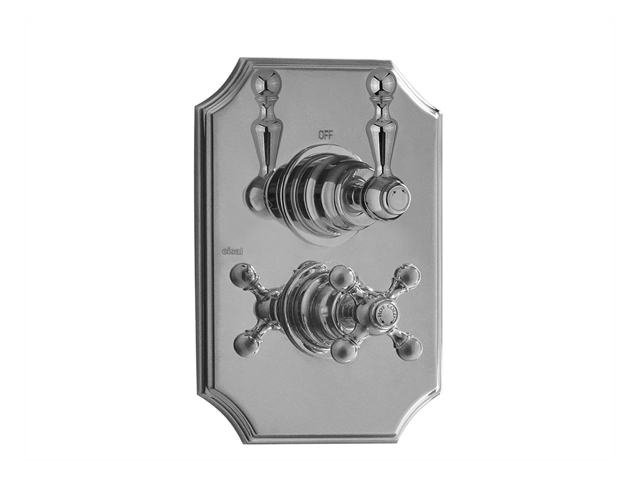 Parte externa termostático ducha emp. 2 salidas ARCANA ROYAL_AY018100 - v1