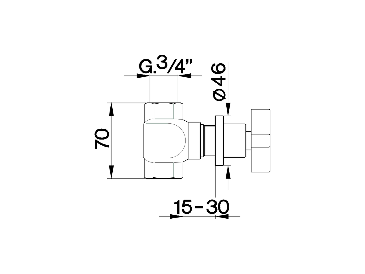Llave de paso empotrada BARCELONA_BA000303 - v1