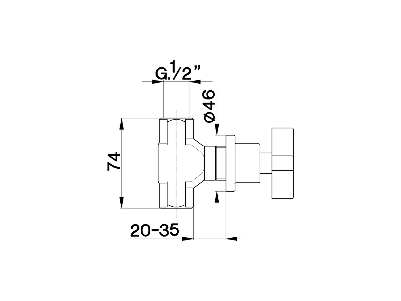 Llave de paso empotrada BARCELONA_BA000310 - v1