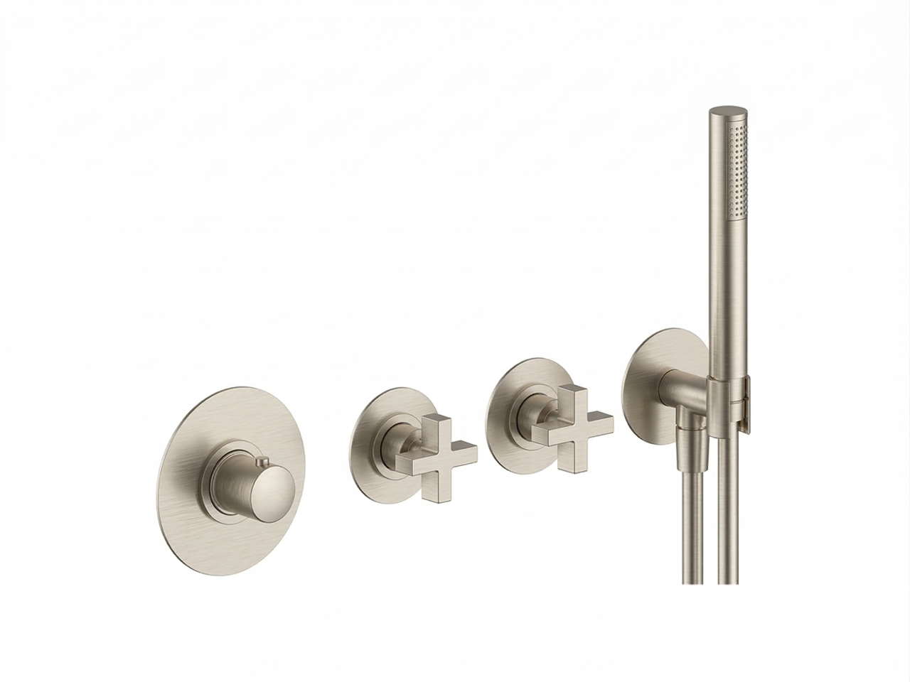 Parte externa termostático ducha 2 funciones BARCELONA_BA00R250 -1