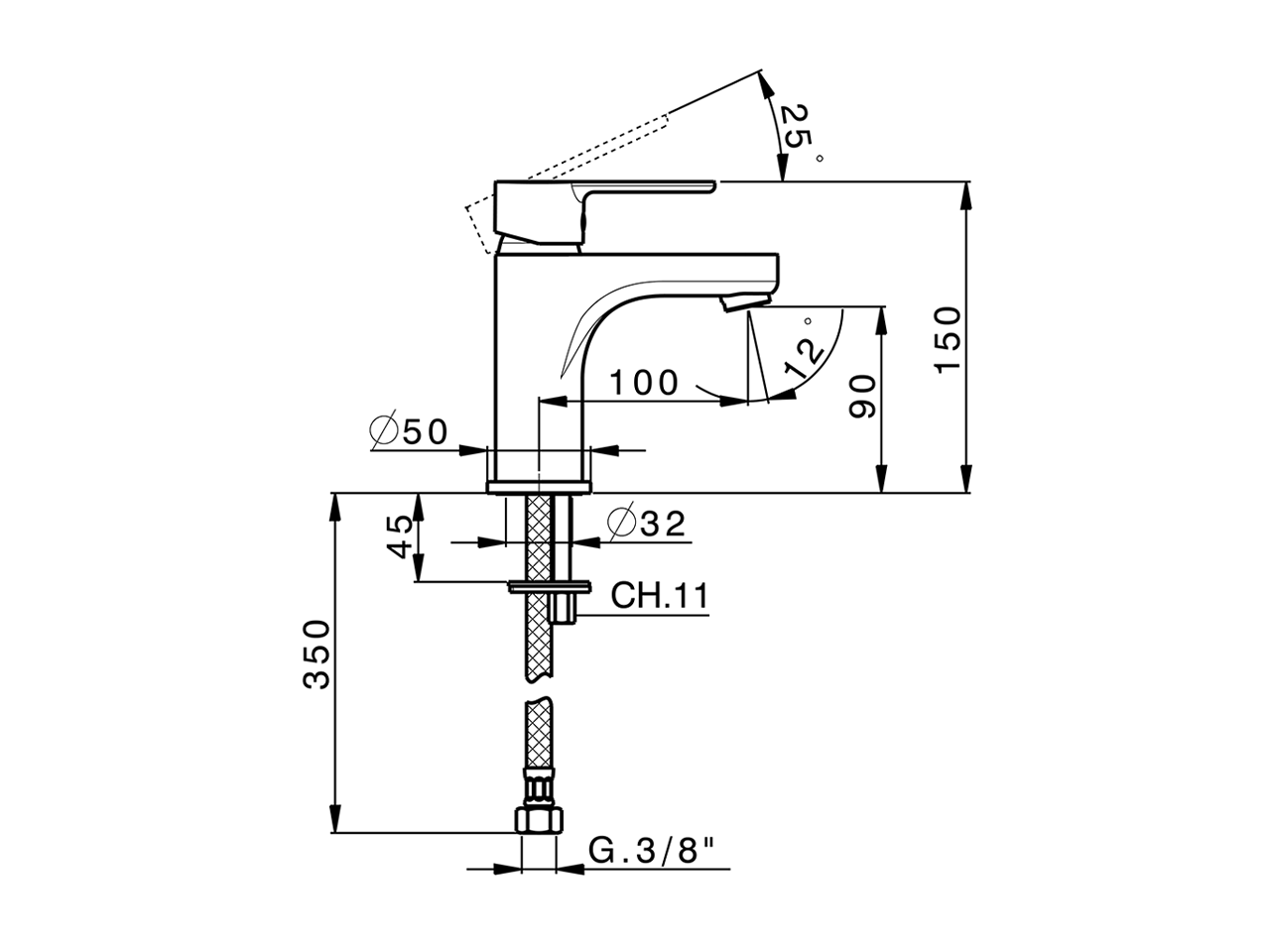 Lavabo monomando large EnergySave TENDER_C2000505 - v1