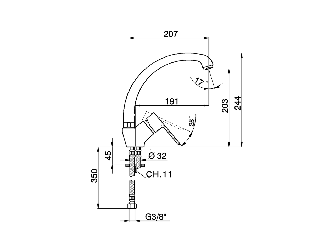 Fregadero monomando KITCHEN_C2000520 - v1