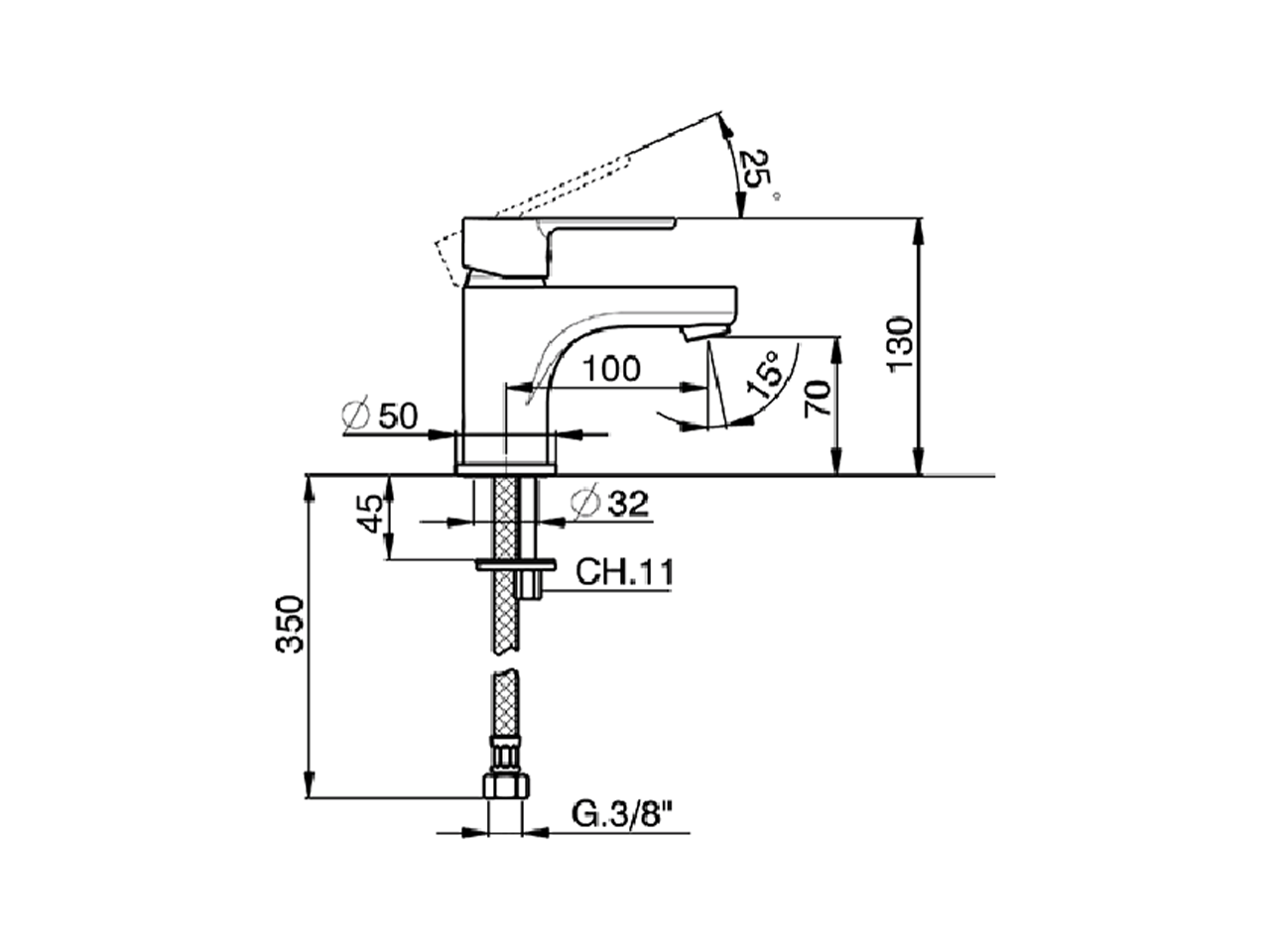 Lavabo monomando EnergySave TENDER_C2000545 - v1