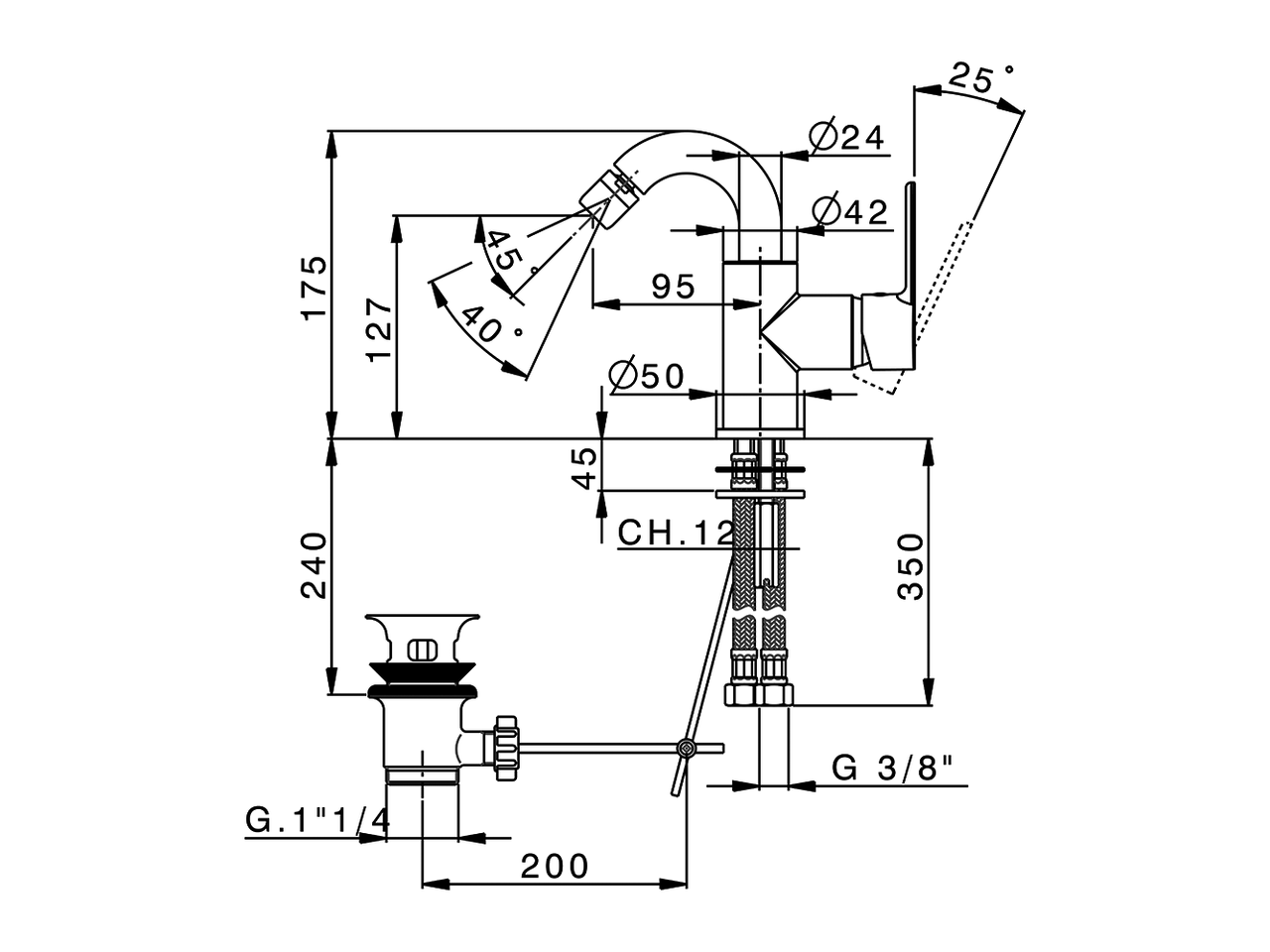 Bidé monomando EnergySave TENDER_C2002555 - v1