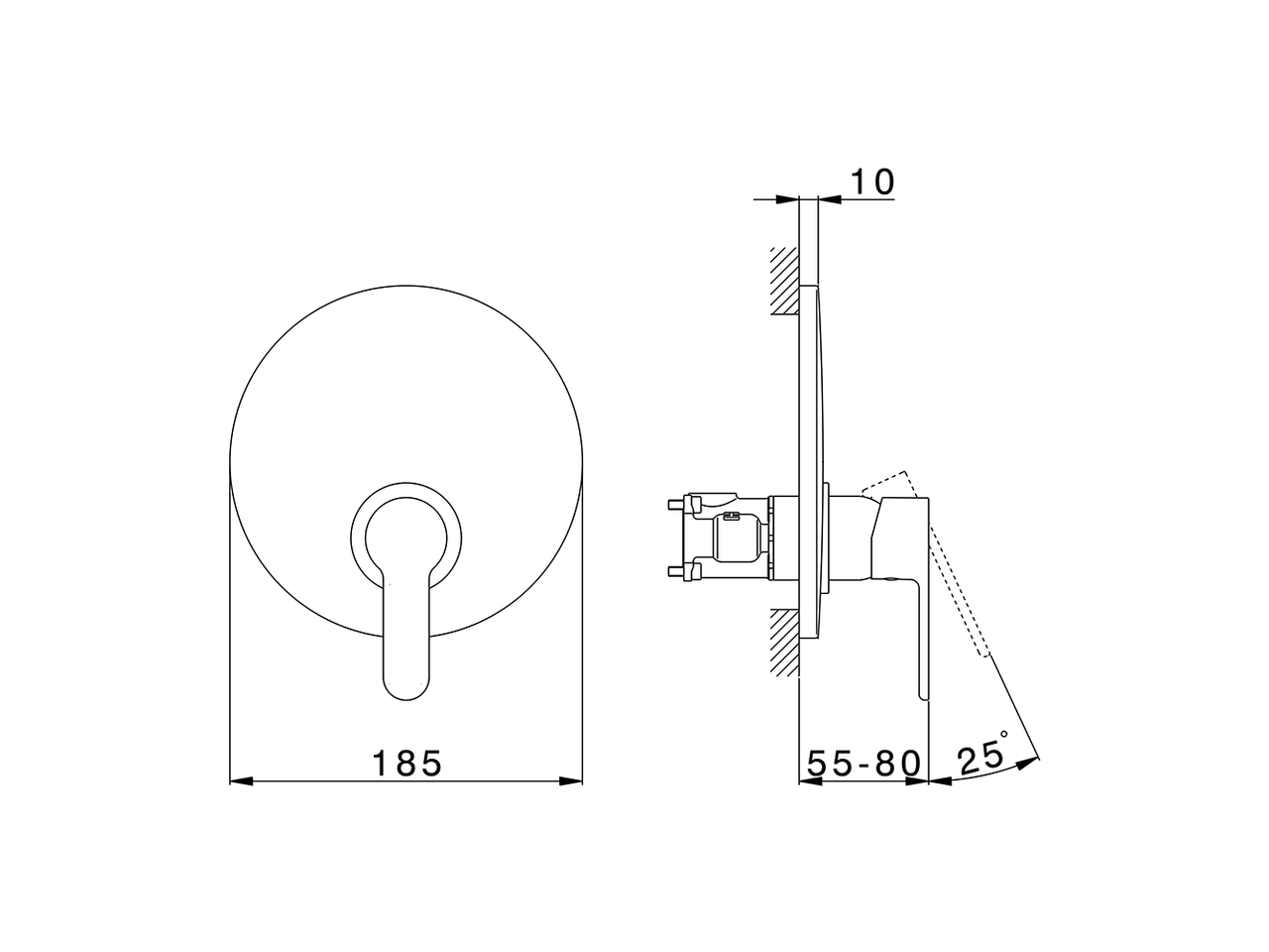 Conjunto Monomando para One-Box TENDER_C20BM010 - v1