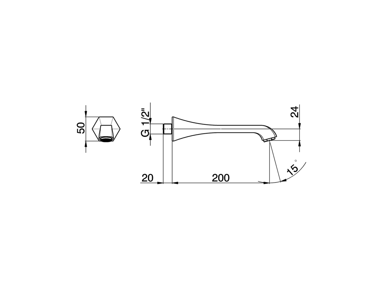 Caño de erogación CHERIE_CE000240 - v1