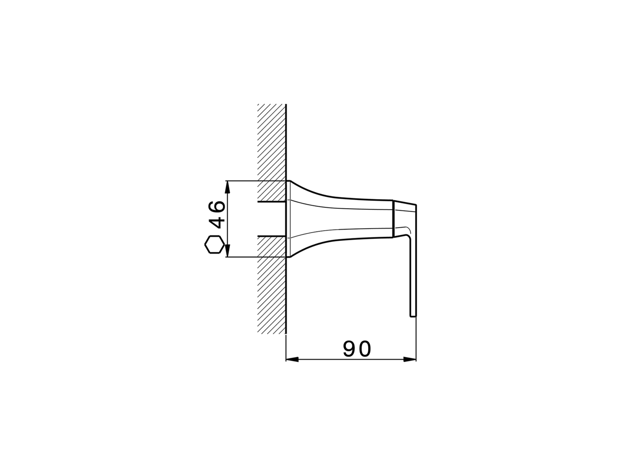 Parte externa desviador 2 salidas CHERIE_CF002000 - v1