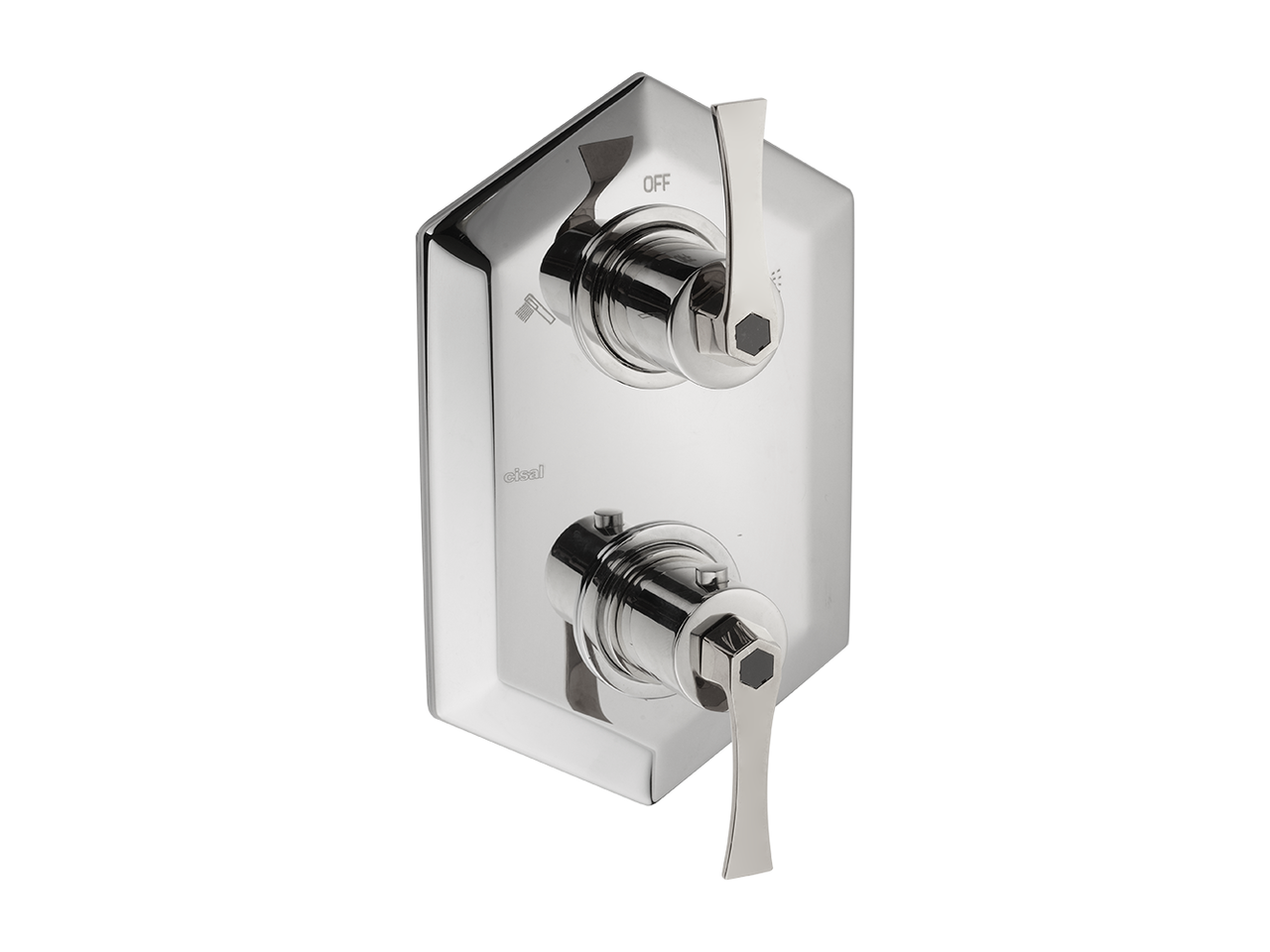 CisalParte externa termostático ducha emp. 2 salidas CHERIE_CF019100