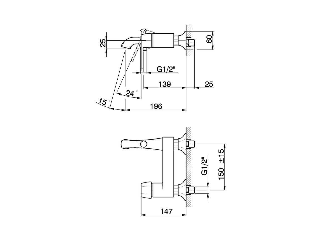 Bañera monomando CHERIE_CH000134 - v1