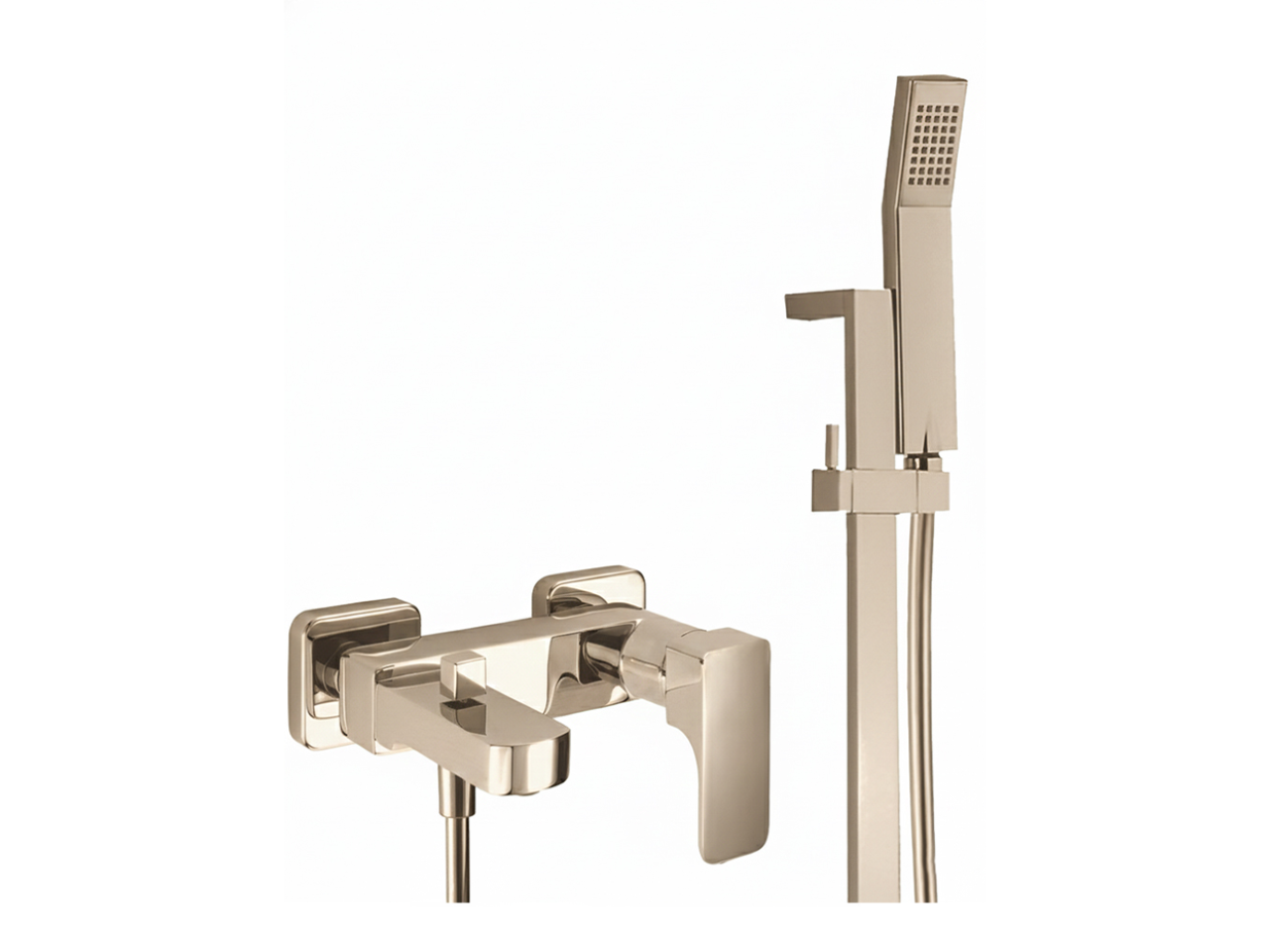 Bañera monomando con duplex CUBIC_CU000062 -1