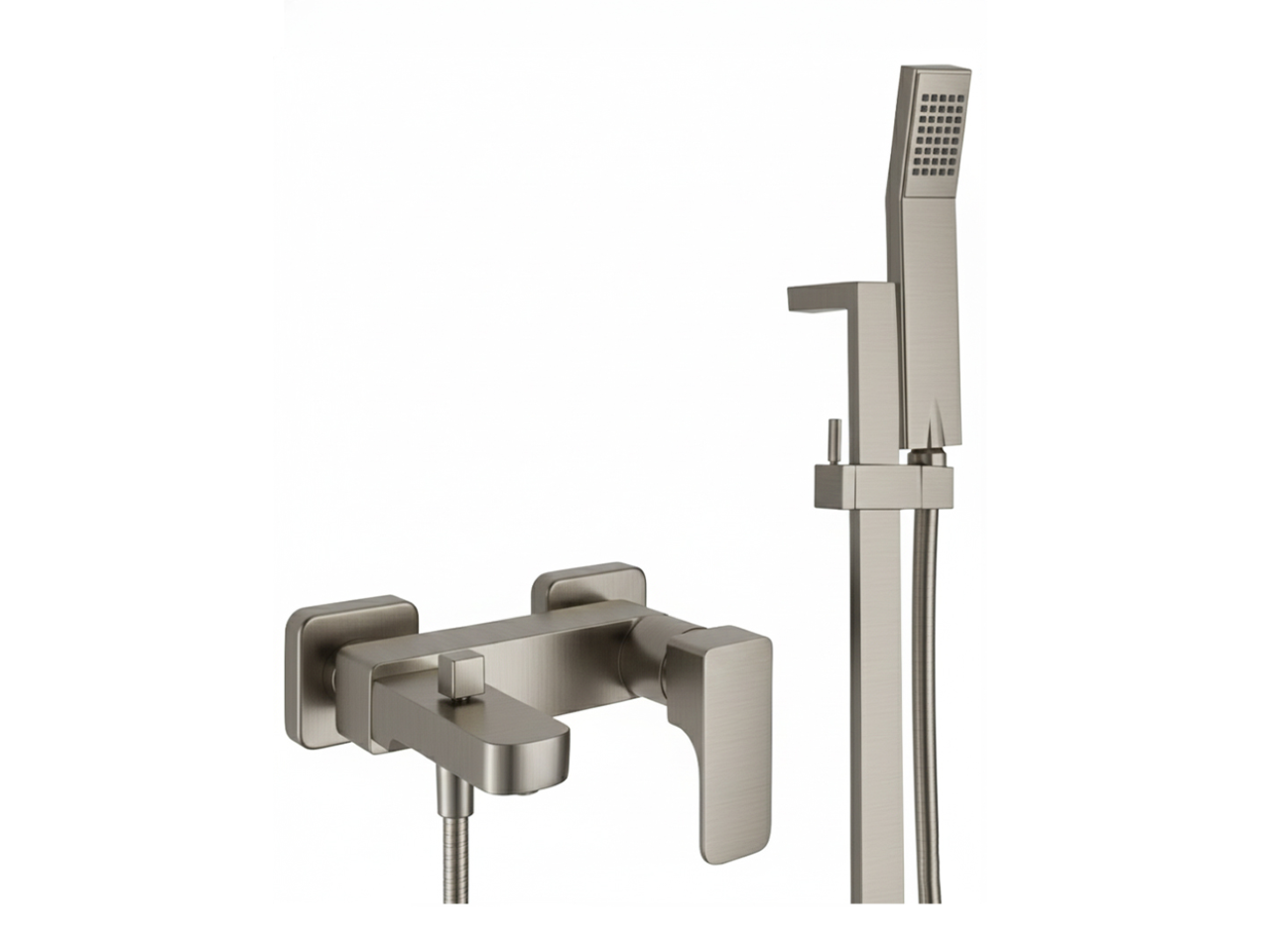 Bañera monomando con duplex CUBIC_CU000062 -1