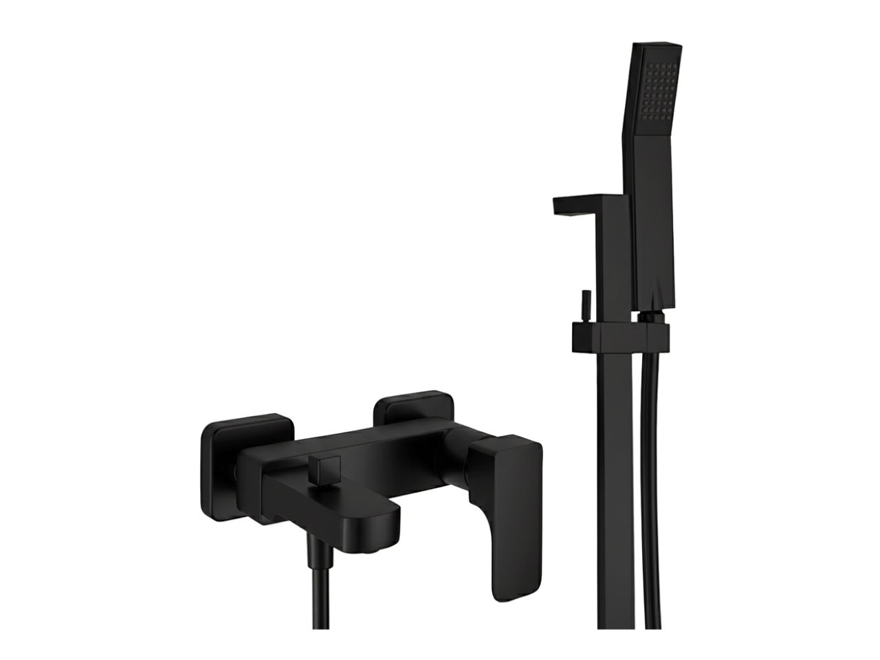 Bañera monomando con duplex CUBIC_CU000062 -1