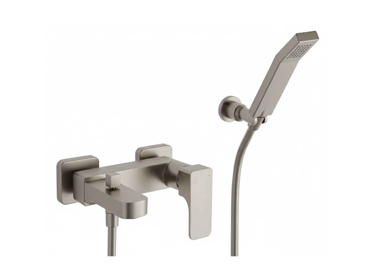 Bañera monomando con duplex CUBIC_CU000122 -1