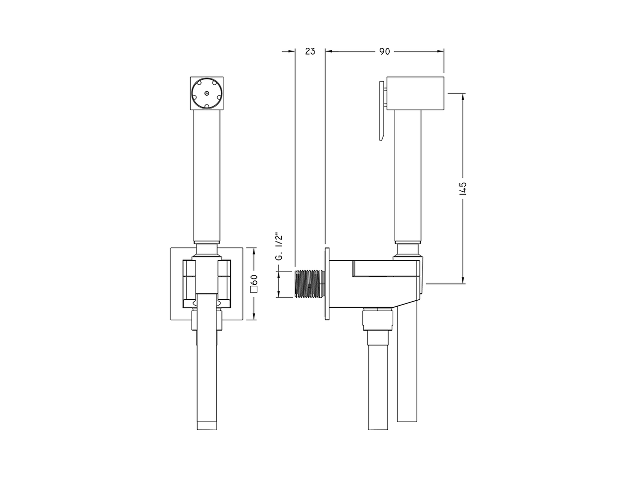 Kit ducha limpieza WC DUCHAS HIGIÉNICAS_CU007930 - v1