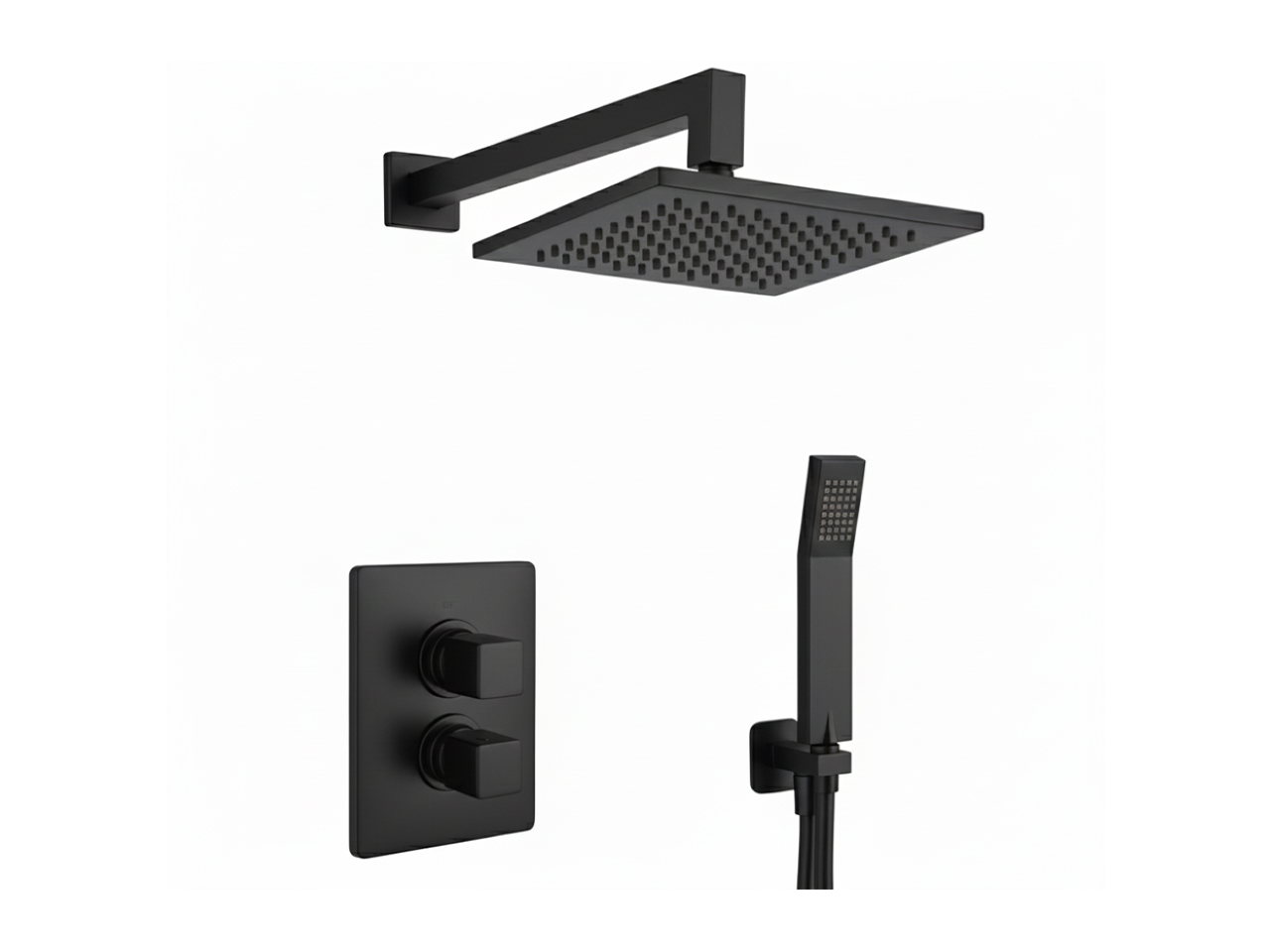 Conjunto ducha termostática empotrada CUBIC_CU0KT010 -1