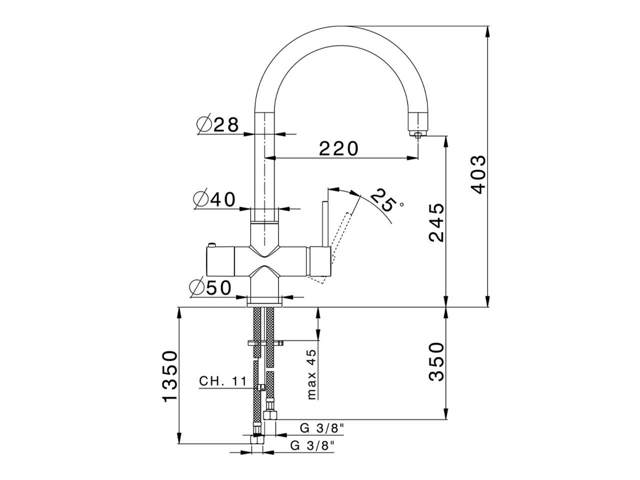 Fregadero monomando Cooking100 KITCHEN_CV001005 - v1
