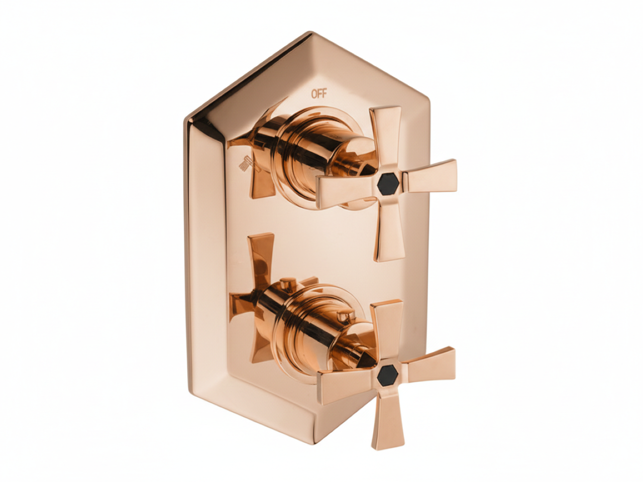 Parte externa termostático ducha emp. 2 salidas CHERIE_CX019100 -1