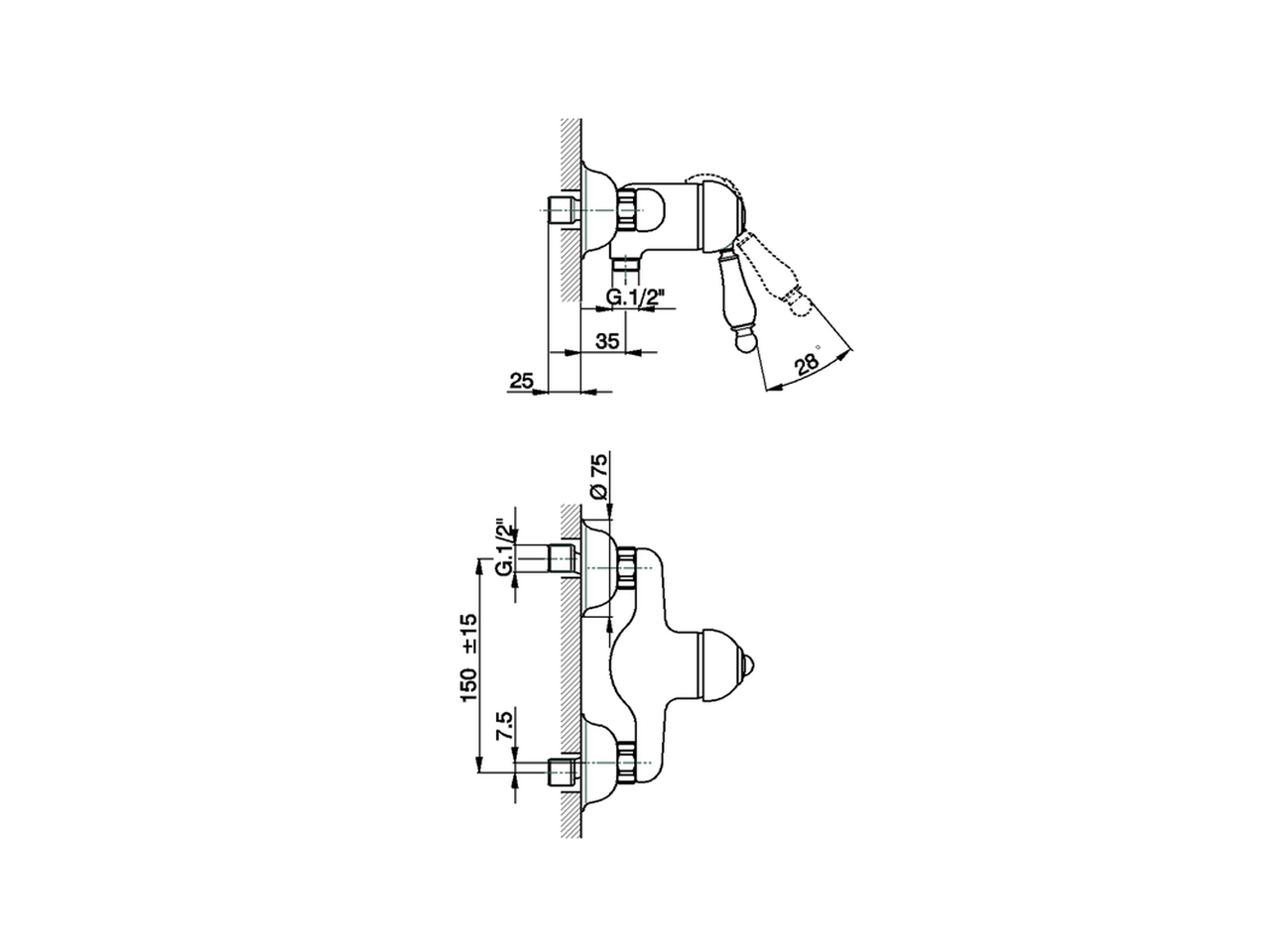 Ducha monomando ARCANA EMPRESS_EM000441 - v1