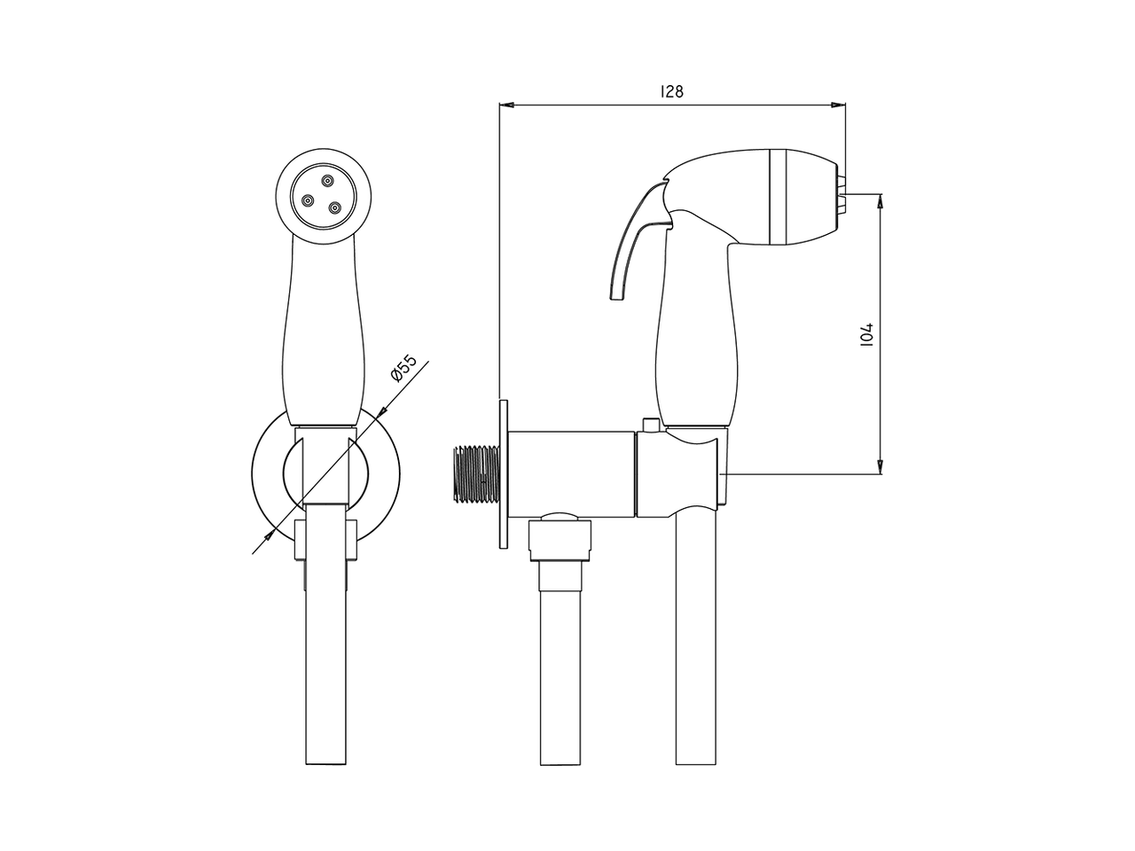 Kit ducha limpieza WC DUCHAS HIGIÉNICAS_FL007920 - v1