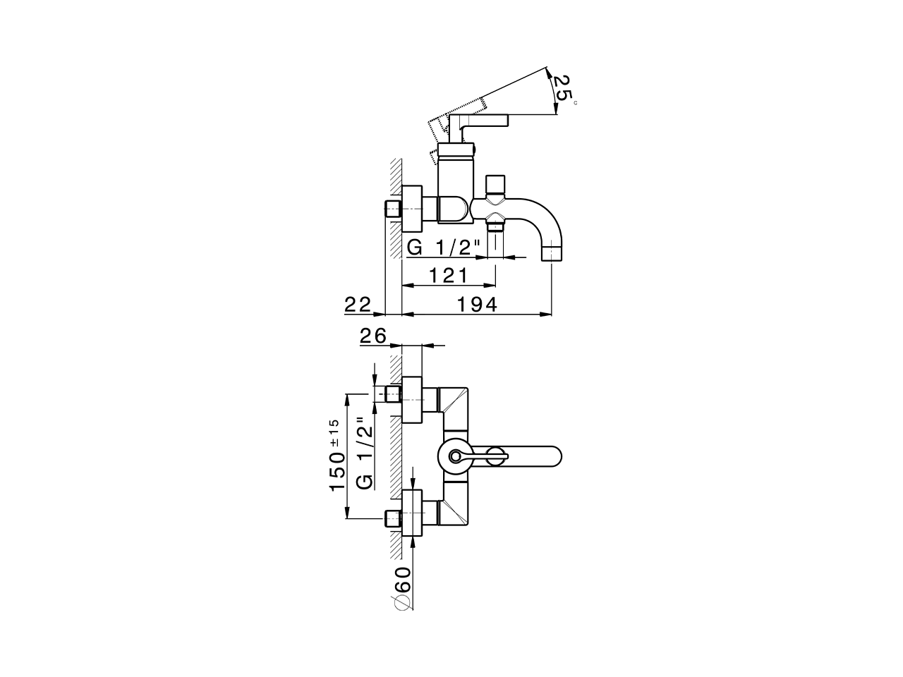 Bañera monomando GRACE_GC000130 - v1