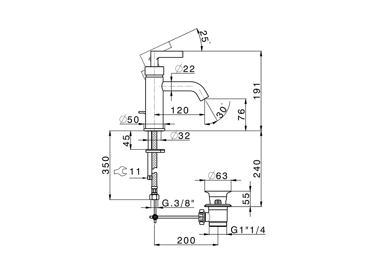 Lavabo monomando GRACE_GC000510 - v1