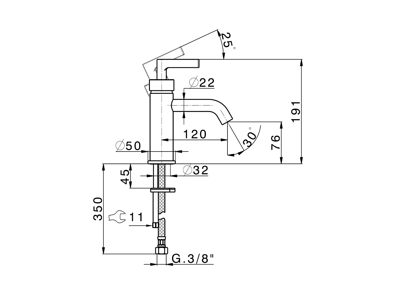 Lavabo monomando GRACE_GC000540 - v1