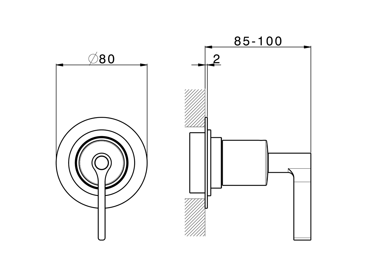 Parte externa llave de paso GRACE_GL003310 - v1