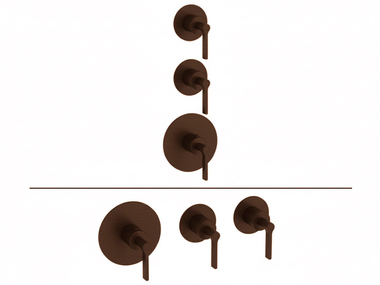 Parte externa termostático ducha 2 funciones WELLNESS_GL00R200 -1