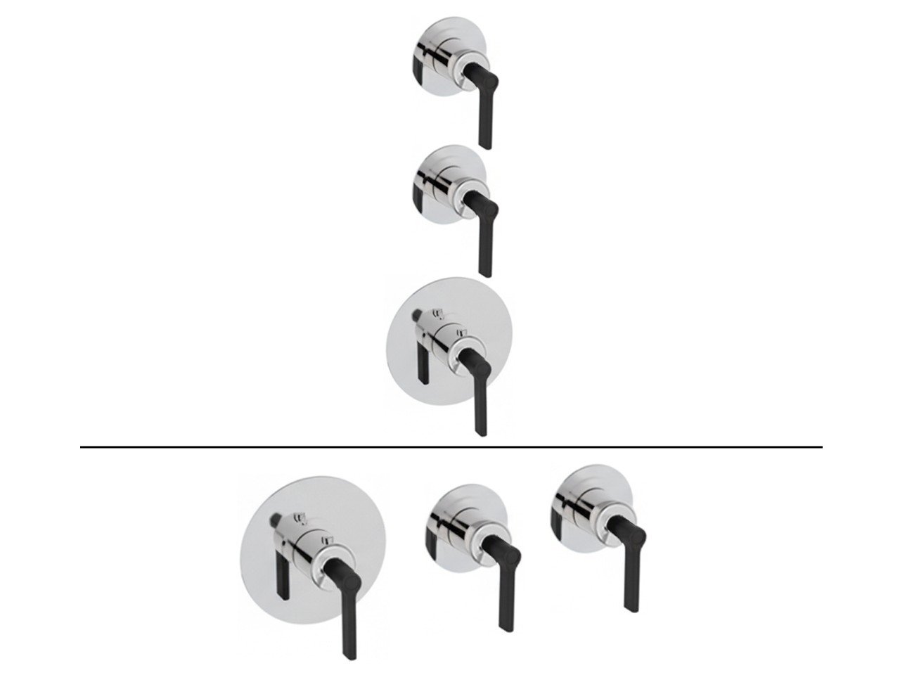 Parte externa termostático ducha 2 funciones WELLNESS_GL00R200 -1