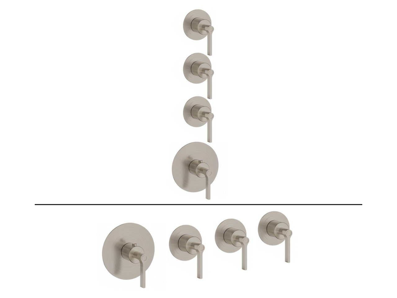 Parte externa termostático ducha 3 funciones WELLNESS_GL00R300 -1