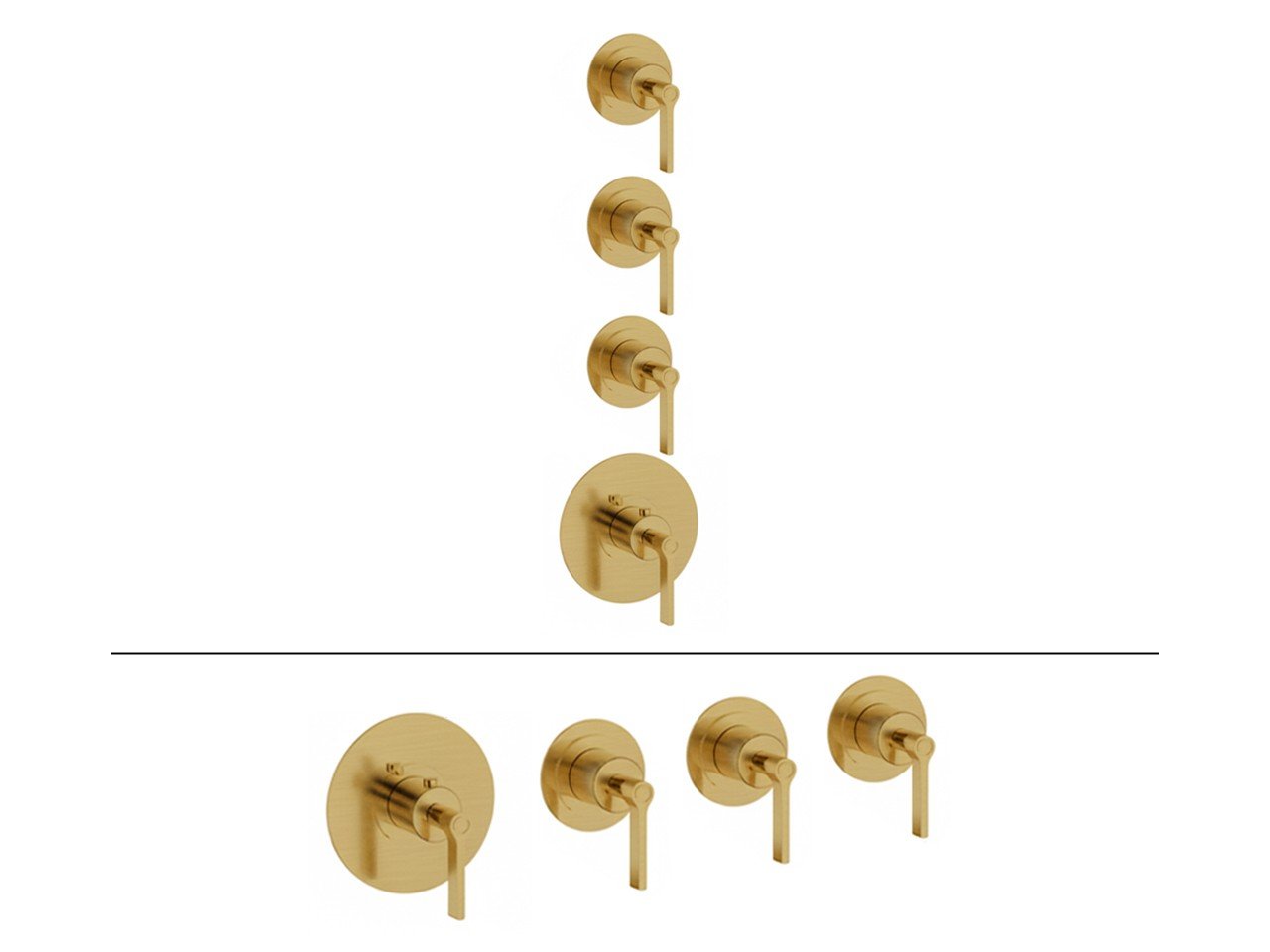 Parte externa termostático ducha 3 funciones WELLNESS_GL00R300 -1