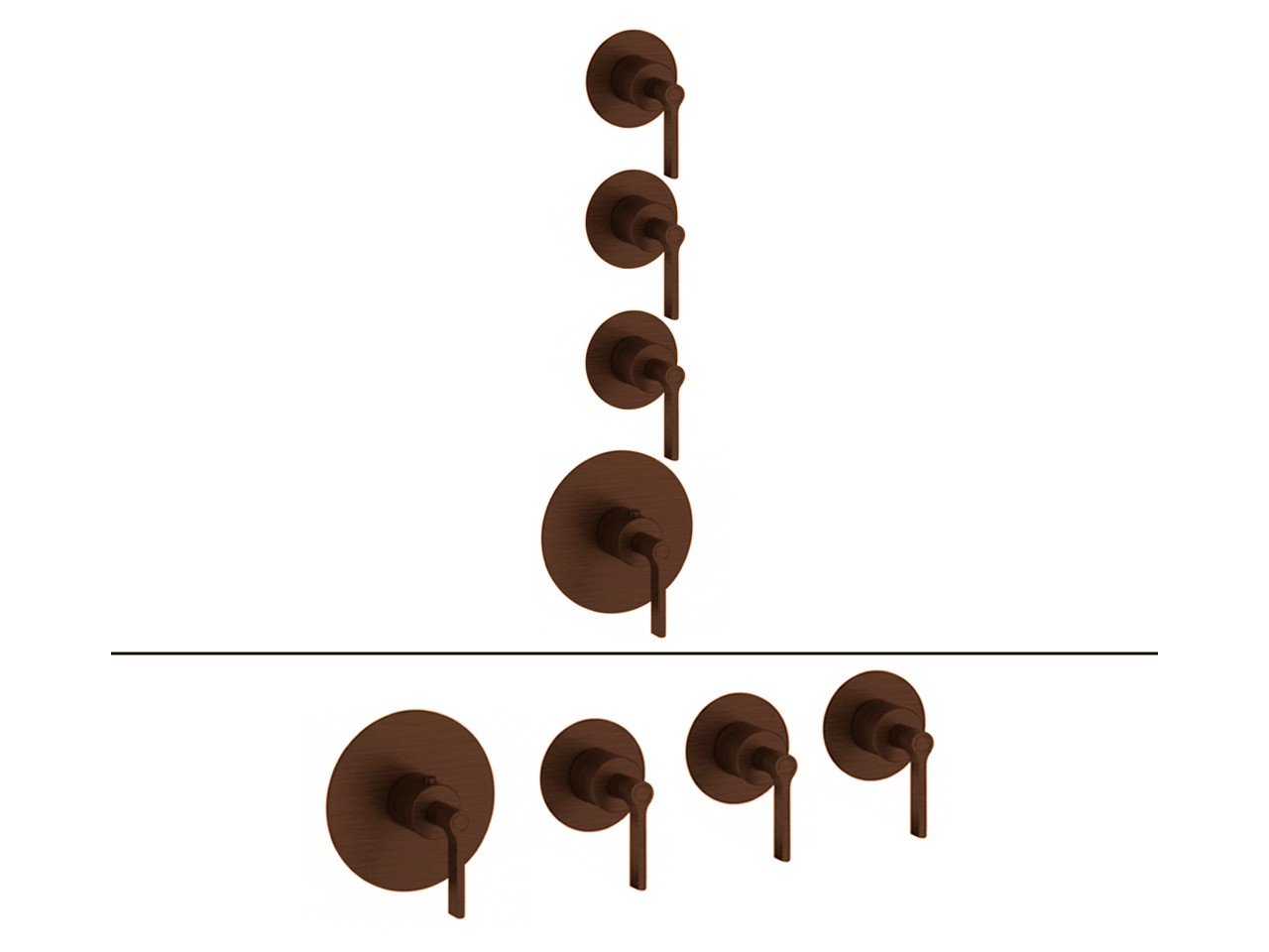 Parte externa termostático ducha 3 funciones WELLNESS_GL00R300 -1