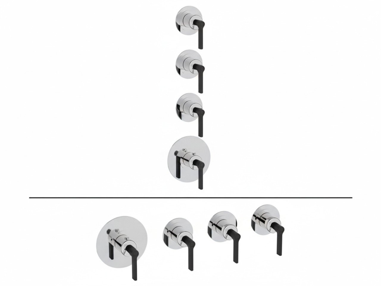 Parte externa termostático ducha 3 funciones WELLNESS_GL00R300 -1