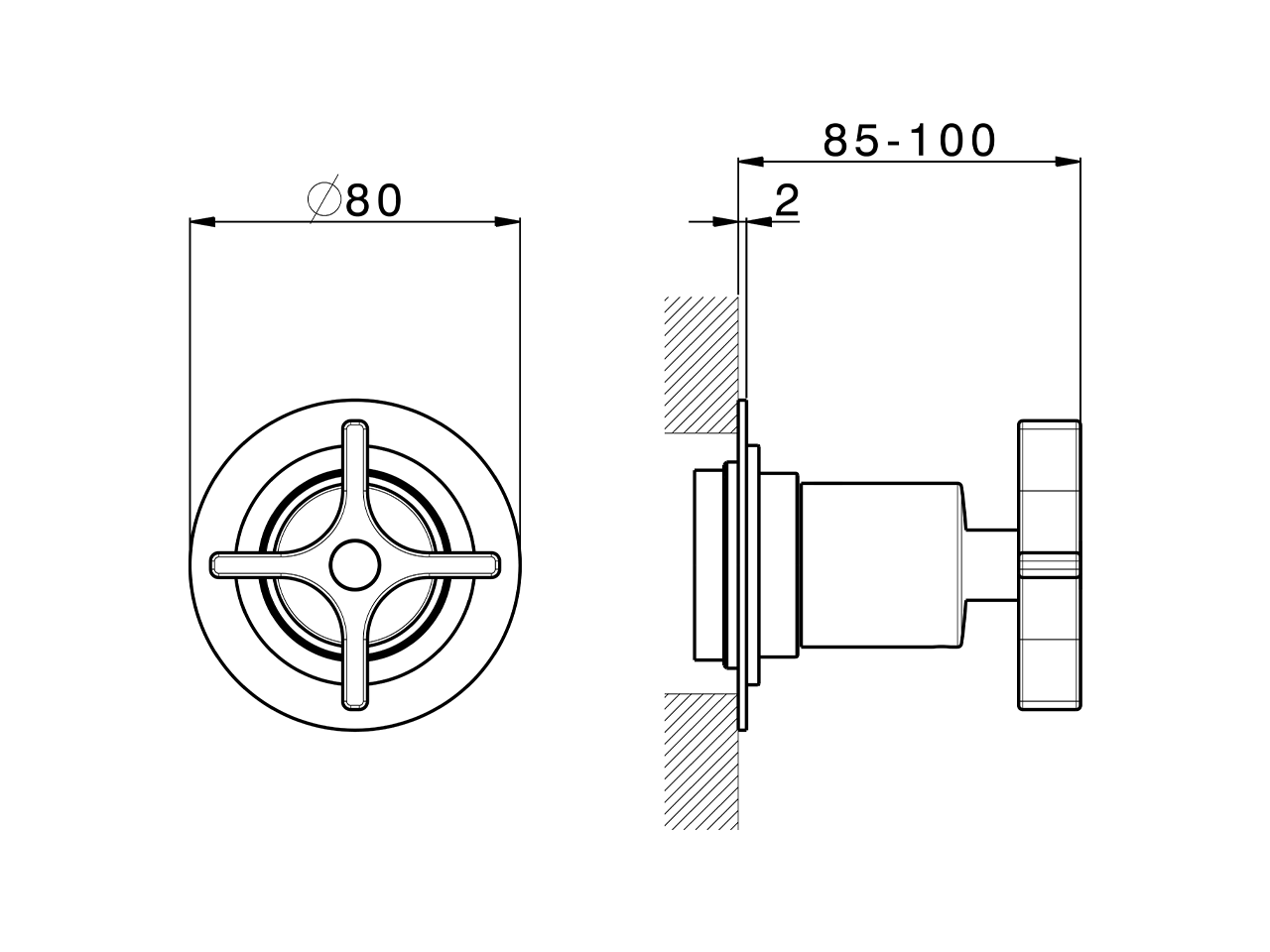 Parte externa llave de paso GRACE_GS003310 - v1